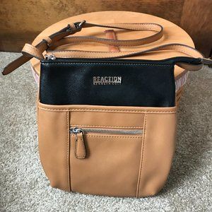 FINAL PRICE - Kenneth Cole Reaction Brown with Black Crossbody Bag